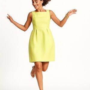 Elegant Yellow Mini Dress